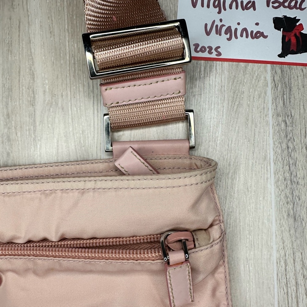 Prada Pink Nylon Shoulder Bag - Picture 9 of 15